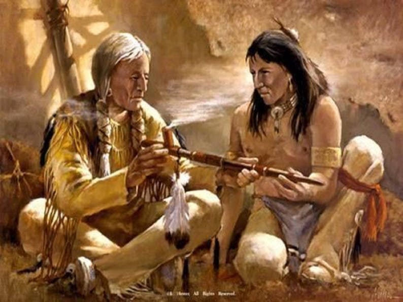 Biologische heilige kruidenmix: Indiaans ceremonieel offer afbeelding 9