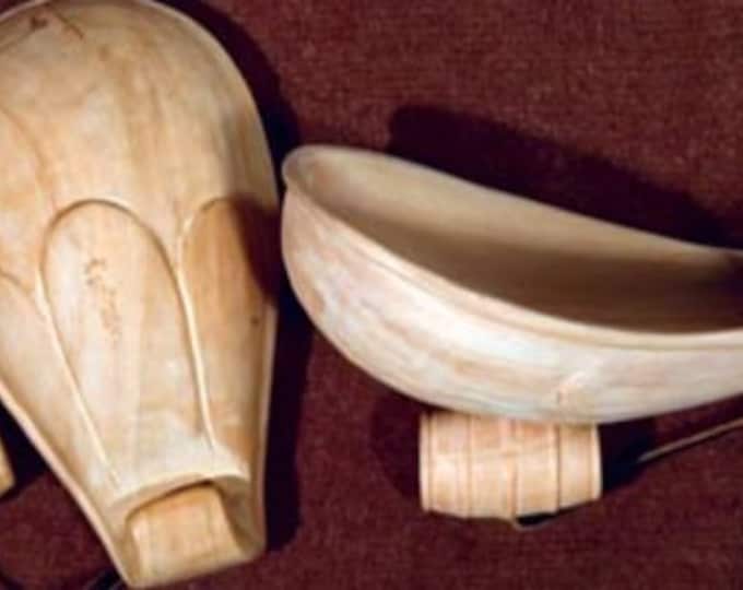 Hudson Bay Hand-Carved Native American style Canoe Cup - Museum Quality Noggin - Custom Fur Trade Water Cup with Belt