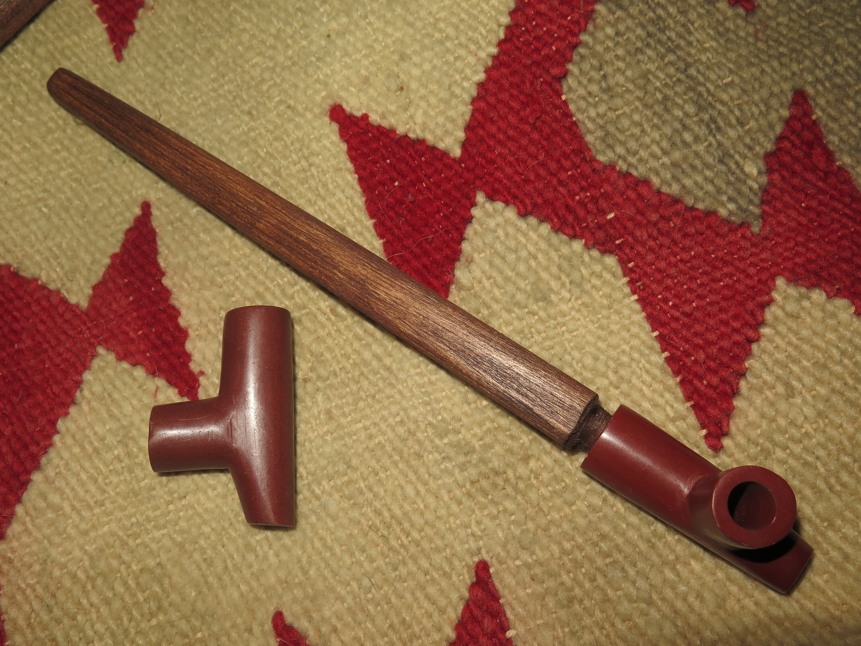 Sale Discounted Native American Pipe Handcrafted Personal Catlinite