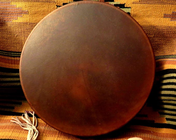 Native American Beaver Hide Drum - Handcrafted 10” or 12”  Sacred Ceremonial Drums - Spiritual Collectible with Deep Sound