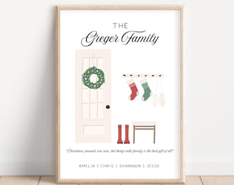 Family Christmas Print - Personalized Christmas Decor - Christmas Gift Idea - Family Print - Christmas Gift Idea - Personalized Gifts