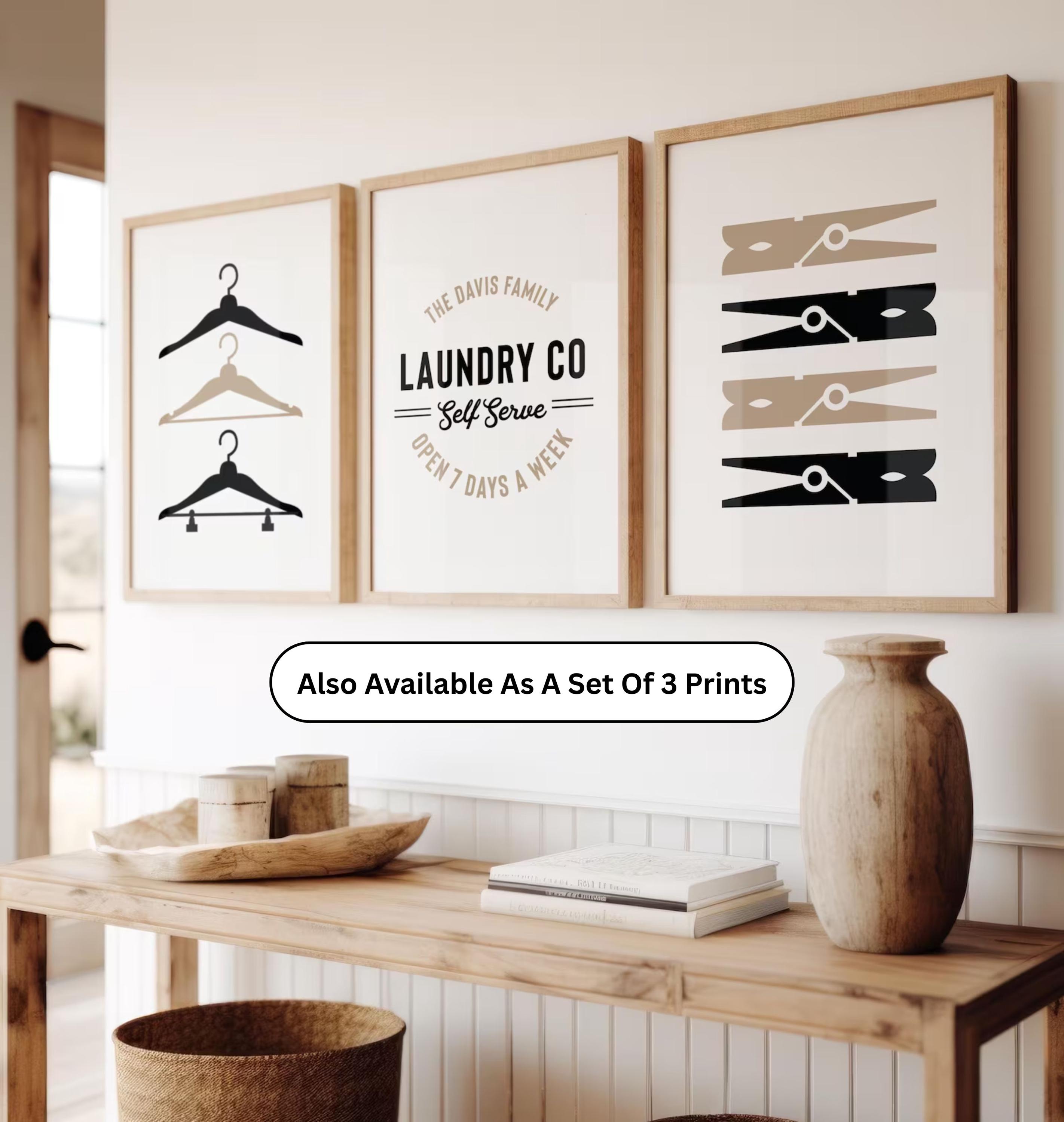 Personalized Laundry Room Sign Utility Room Decor Custom Family Name ...