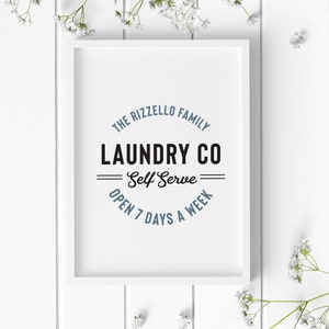 Laundry Room Prints Personalized Laundry Sign Set of 3 Laundry Room Art Prints Laundry Room Decor Wall Art Set Laundry Prints image 6