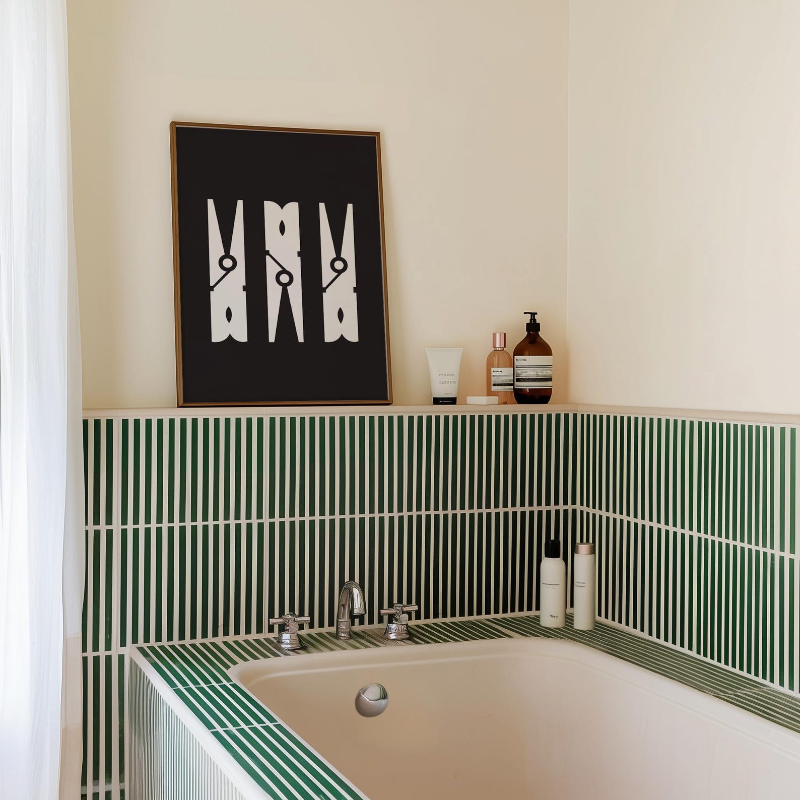 Laundry Room Print, Clothespins Print, Clothespin Art Print, Laundry ...