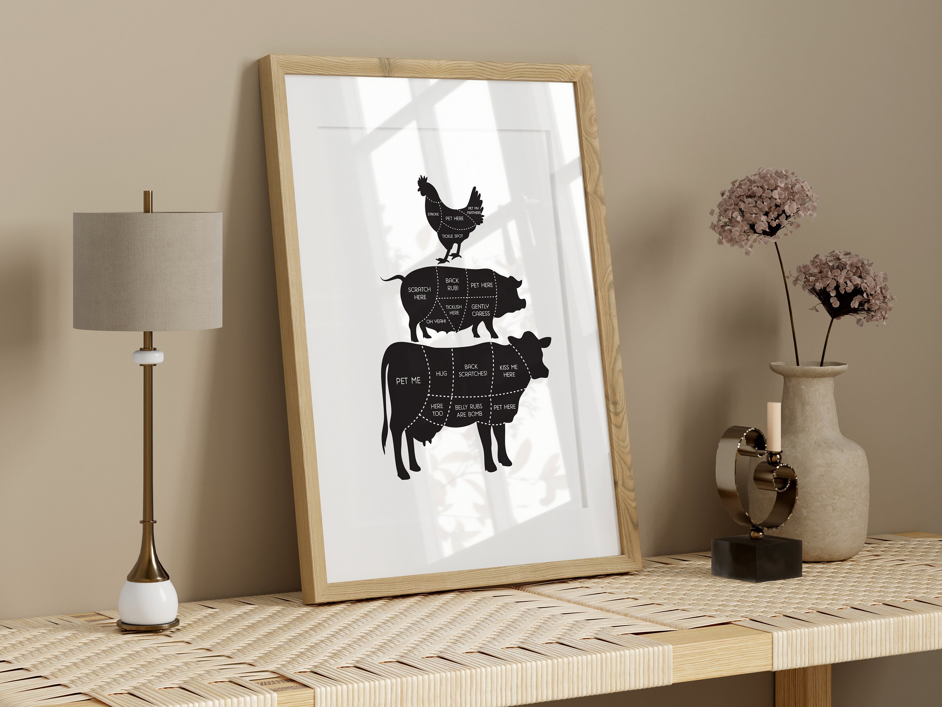 Vegan Kitchen Art Vegan Decor Gift for Vegans Kitchen Wall Etsy Canada