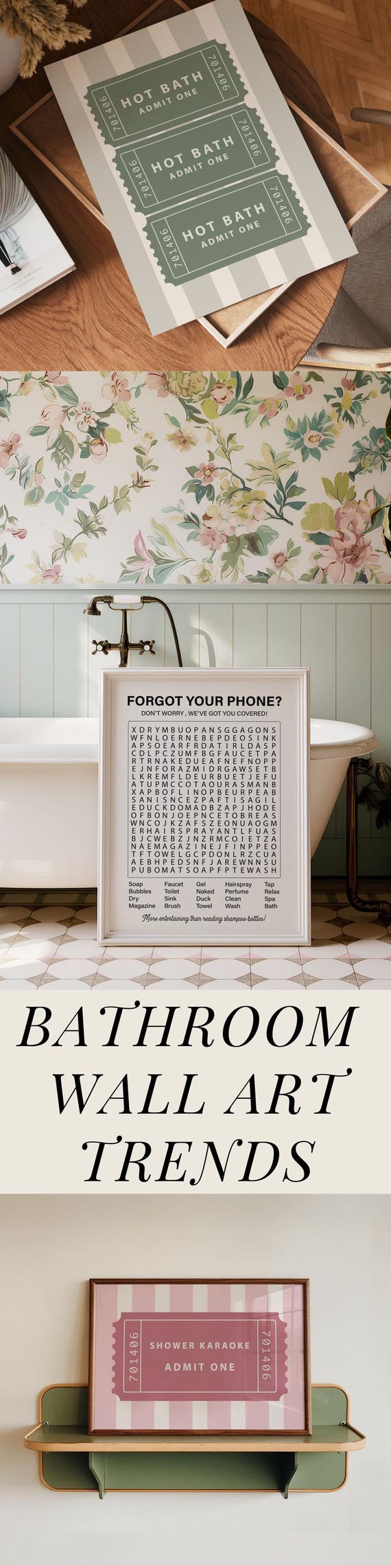 Bathroom Word Search Print Funny Bathroom Print Restroom Wall Art Toilet Humour Print Guest Bathroom Sign Bathroom Art Powder Room Decor