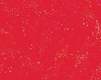 Ruby Star Society Speckled Metallic Scarlet SKU RS5027 110M Sold by the HALF METER