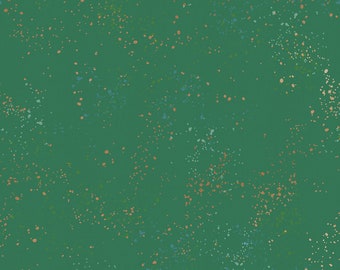 Ruby Star Society Speckled Metallic Emerald Green SKU RS5027 74M Sold by the HALF METER