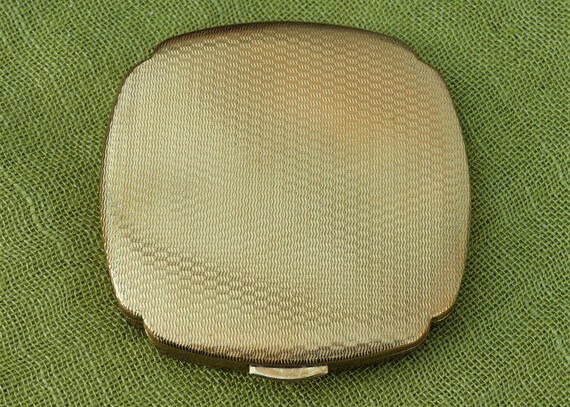 KIGU Boxed Brass Convertible Powder Compact with … - image 5