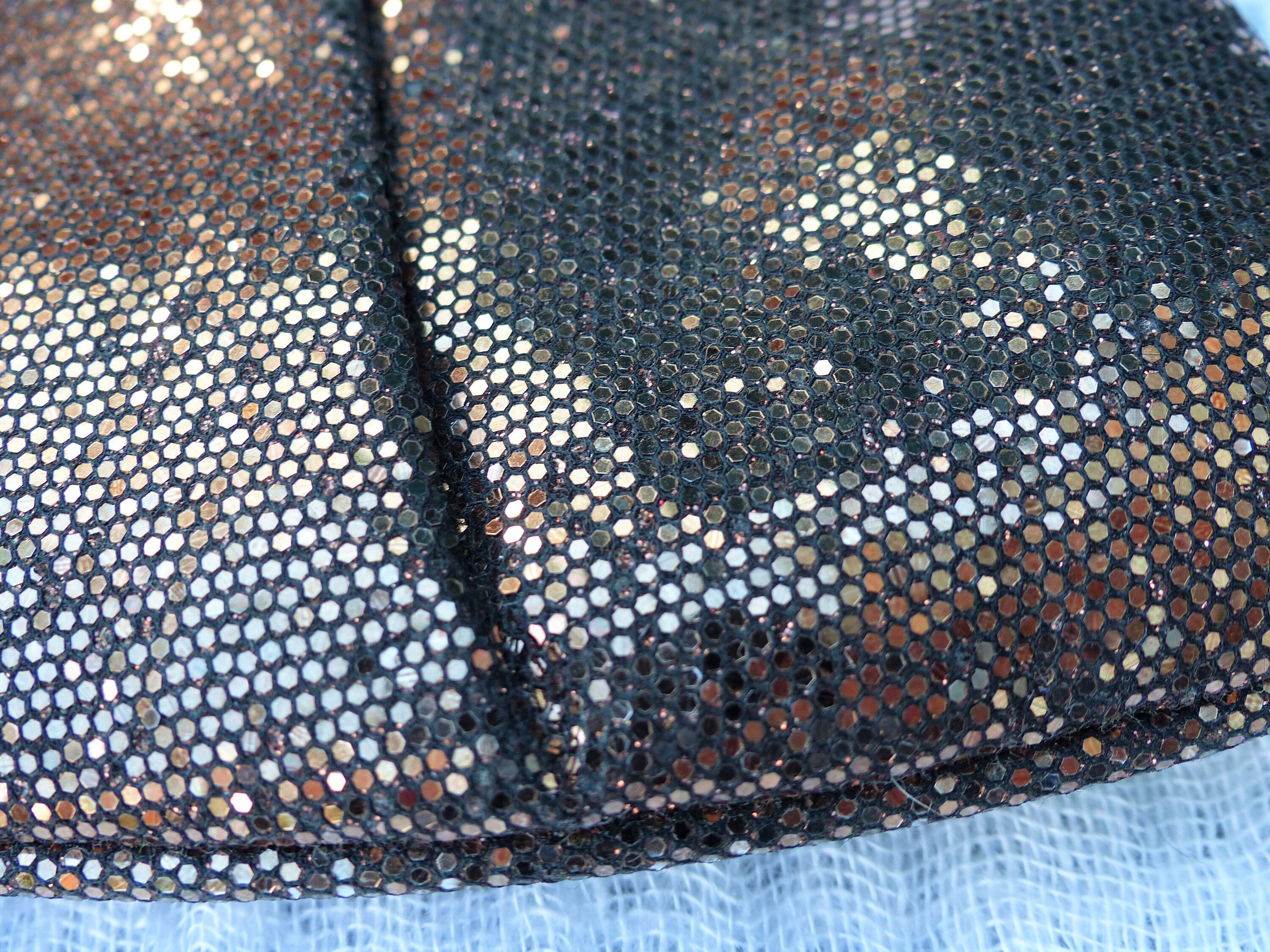 ACCESSORIZE Vintage 1990s Copper Sequinned Fabric Evening - Etsy UK