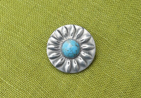Broche / Broche en émal bleu / Broche vntage / Broche perlée - Etsy