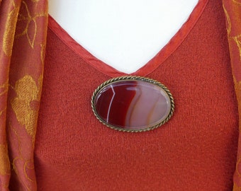 ANCIENNE AMULETTE ANCIENNE en perles d'agate cornaline tibétaine de l