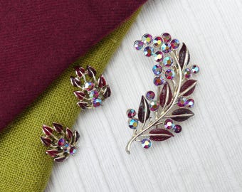 COROCRAFT by CORO 金メッキ リーフ ブローチ、BNWT、ヴィンテージ