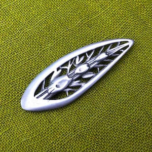 CEÁRD of SCOTLAND &#39;Whins&#39; Modernist Pewter Brooch, Designed by John Forsyth, Vintage 1970s