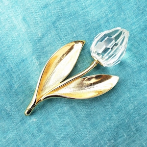 Swarovski Tulip Brooch - Etsy
