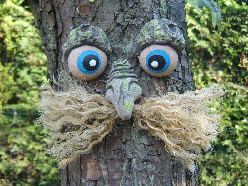 Tree Face Outdoor Garden Decoration Mothers Day Gifts Etsy