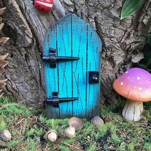 fairy doors, outdoor pixie door. Miniature elf door for fairy garden,  yard art,  outdoor garden decoration. Birthday gift for garden lovers