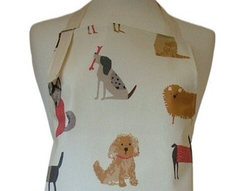 Dogs Oilcloth Apron