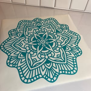Giant Vinyl Hood Decal Mandala, Offroad Off Road, 4x4, Car Hood Sticker Decal for Truck Van Pickup Truck Camper Wall Cute Auto Graphic