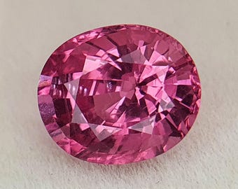 3.38 ct 9x7mm Natural Mahenge Spinel orangish Pink Padparadscha color gemstone from Tanzania