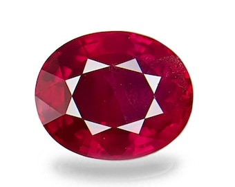 Exquise natuurlijke Birma Ruby 3,93 cts, duivenbloed ovaal gesneden uit Mogok, Birma (Myanmar), voor ring, hanger, investering.