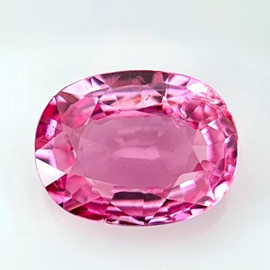 Certified orangish pink Natural Spinel 1.14 cts, No Heat gemstone from Mahenge, Tanzania.