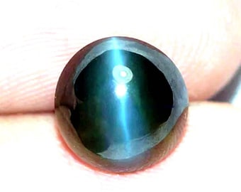 Pietra preziosa naturale con doppio cabochan di cabochan occhio 5.63cts certificata GIA #ALEXANDRITE. deve riprodurre un video magico