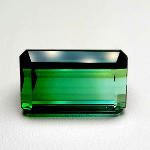 PREMIUM QUALITY | 41.45 ct Natural Bi-Color Tourmaline No Heat octagon gemstone for high jewelry, ring, pendants, collection.