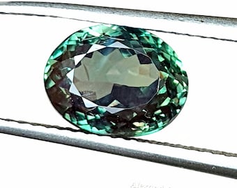 GIA Certified Premium | 3.20 Cts Natural Alexandrite full color change from India, suitable for high-end Ring, Pendant.