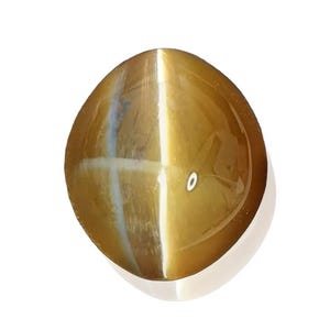Gorgeous 3.55 ct Natural Milk and Honey Chrysoberyl Cat&#39;s Eye with a Stunning Sharp Eye – Unheated Gemstone from Sri Lanka, Perfect for High
