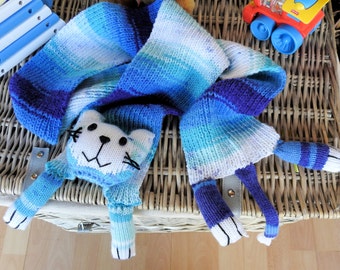 Chat Echarpe En Tricot Etsy Chat Echarpe En Tricot Etsy