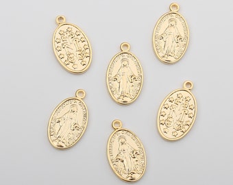 Hail Mary Pendant - Etsy