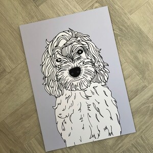 Illustration de chien cockapoo