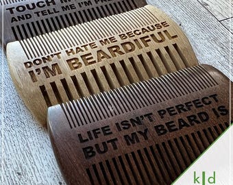 Peines para barba / Regalo para hombres / Chico divertido