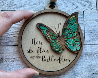Butterfly Memorial Ornament