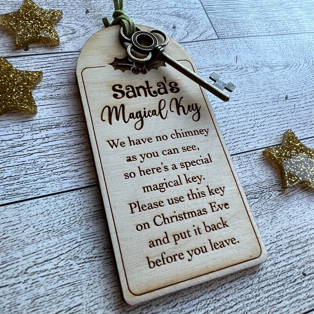 Santa’s Magical Key - No Chimney - Etsy