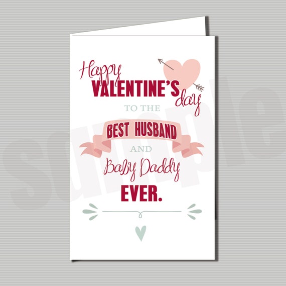 baby daddy valentines card
