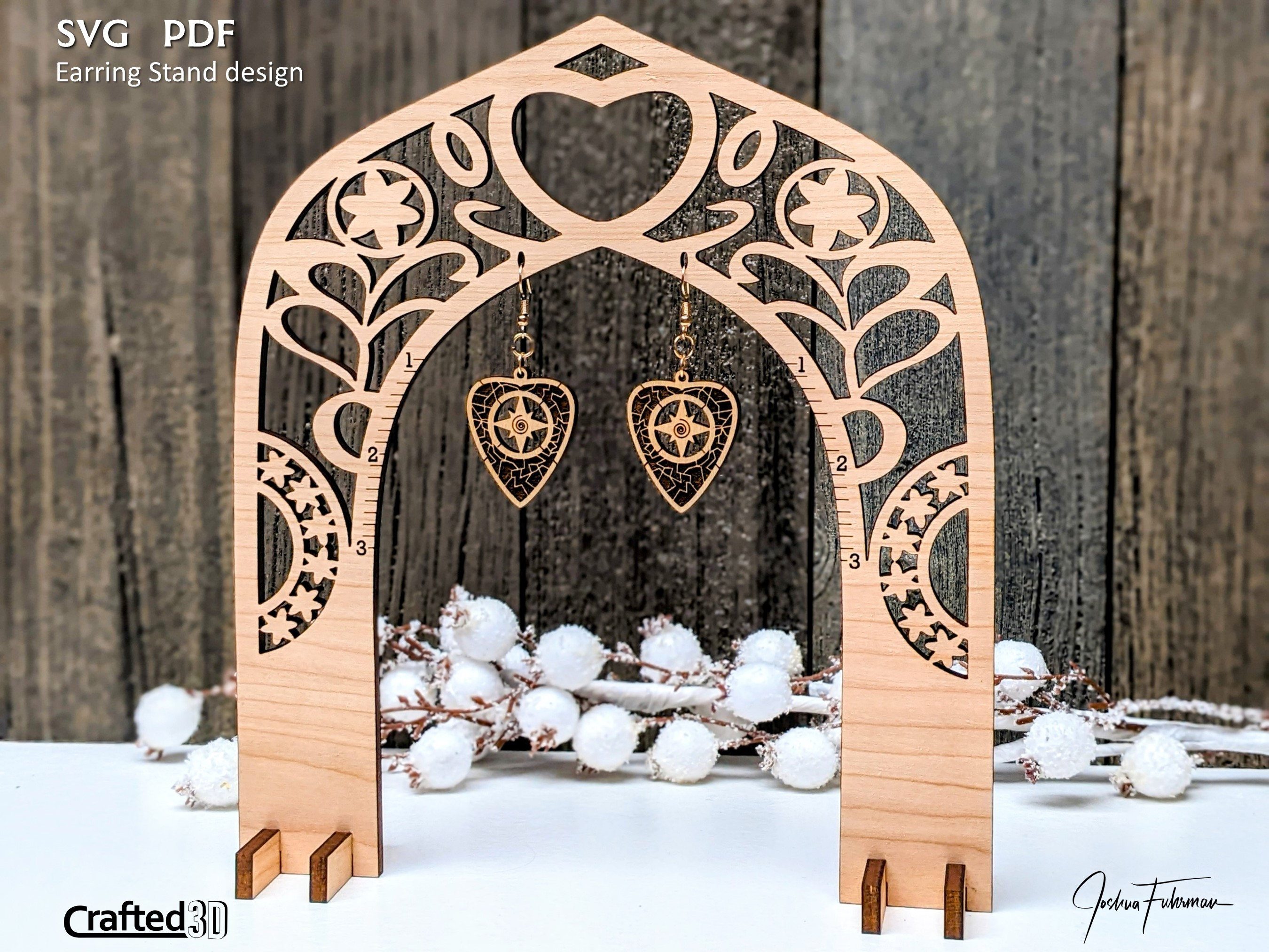 Earring Display Stand Personalized Earring Card Holder Arch, Pegboard  Accessories, Do It Yourself Trade Show or Craft Fair, DIY, Flat Pack 