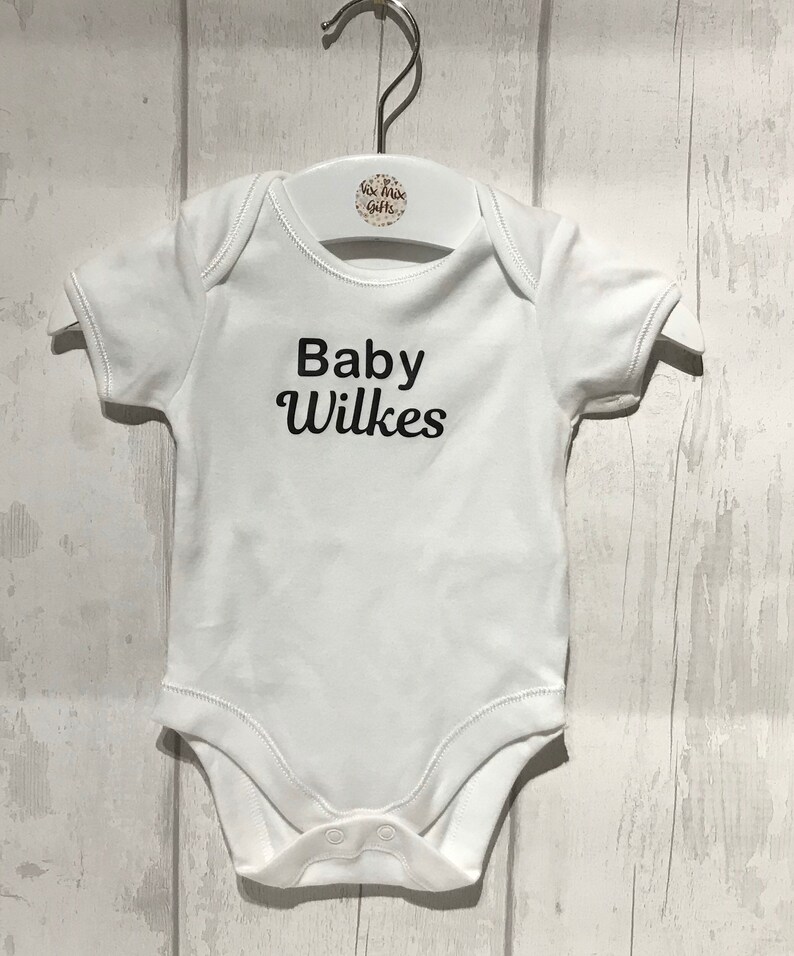Baby Announcement Vest, Personalised New Baby Vest, Pregnancy