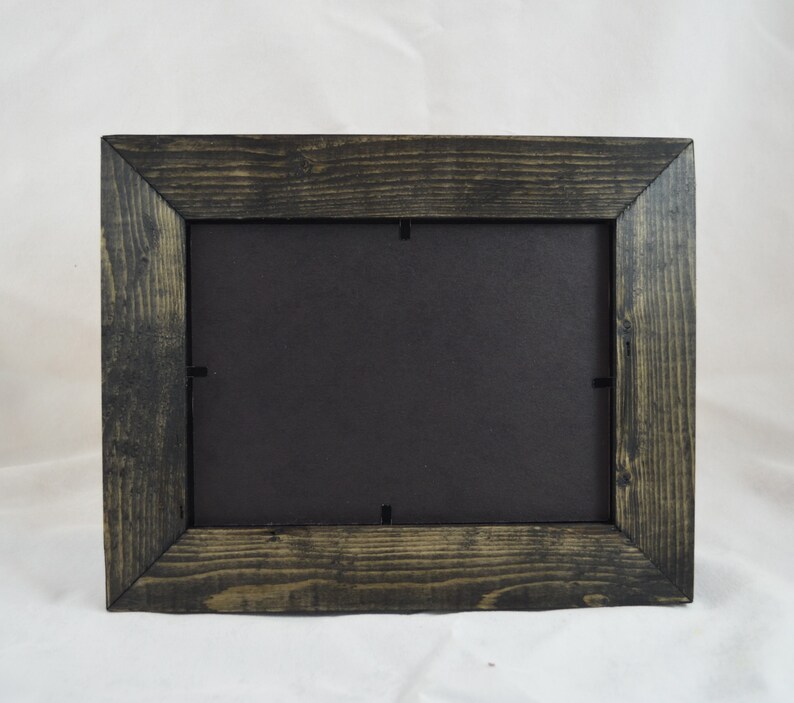 Ebony Stain / Picture Frame / Wood Frame / Rustic Frame / Pick Etsy