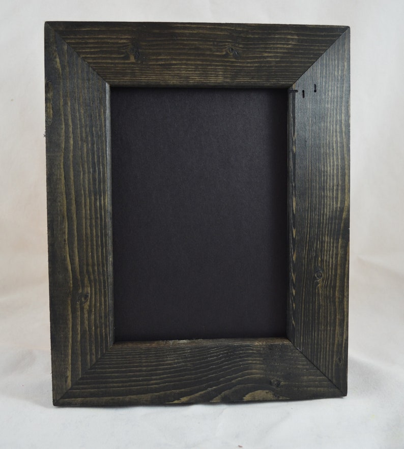 Ebony Stain / Picture Frame / Wood Frame / Rustic Frame / Pick Etsy