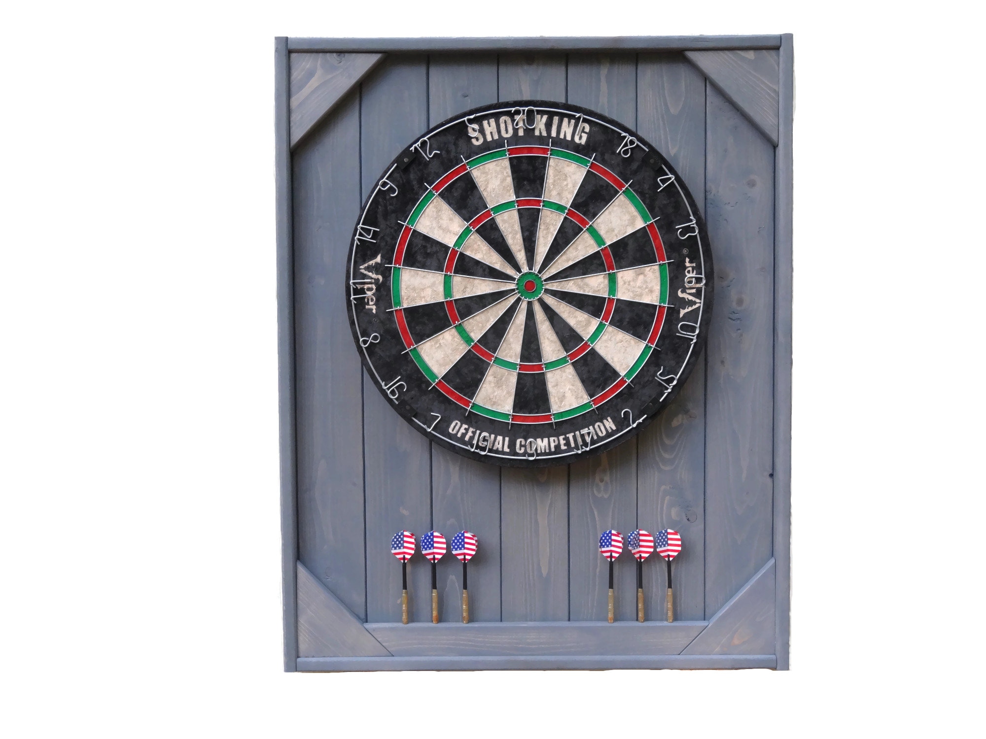 Personalized Dart Board Backboard Weathered Gray Stained /dart Etsy UK