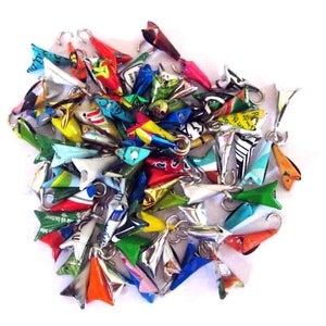 100 small triangles ready to use to make your jewelry / accessories image 1