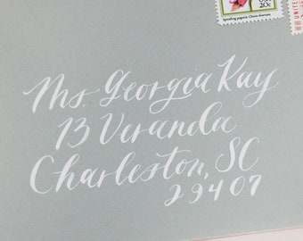 Calligraphy Envelope Addressing