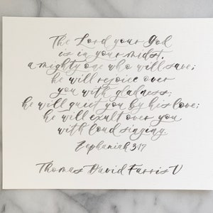 Custom Calligraphy Quote Sign image 10