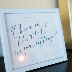Custom Calligraphy Quote Sign image 4