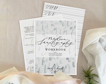 Fauxligraphy Workbook - Calligraphy for Beginners (Instant Download)