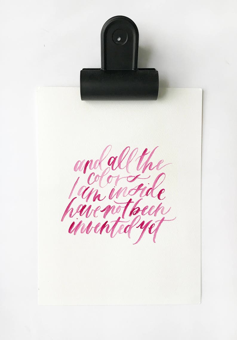 Custom Calligraphy Quote Sign image 3