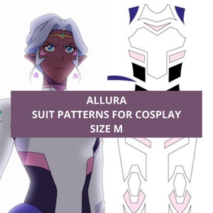 COSPLAY PATTERNS - Voltron Allura&#39;s suit SIZE M
