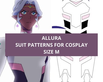 COSPLAY PATTERNS - Voltron Allura's suit SIZE M